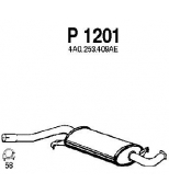 FENNO STEEL - P1201 - Глушитель средний AUDI A6 (C4) 1.8-2.3 94-97
